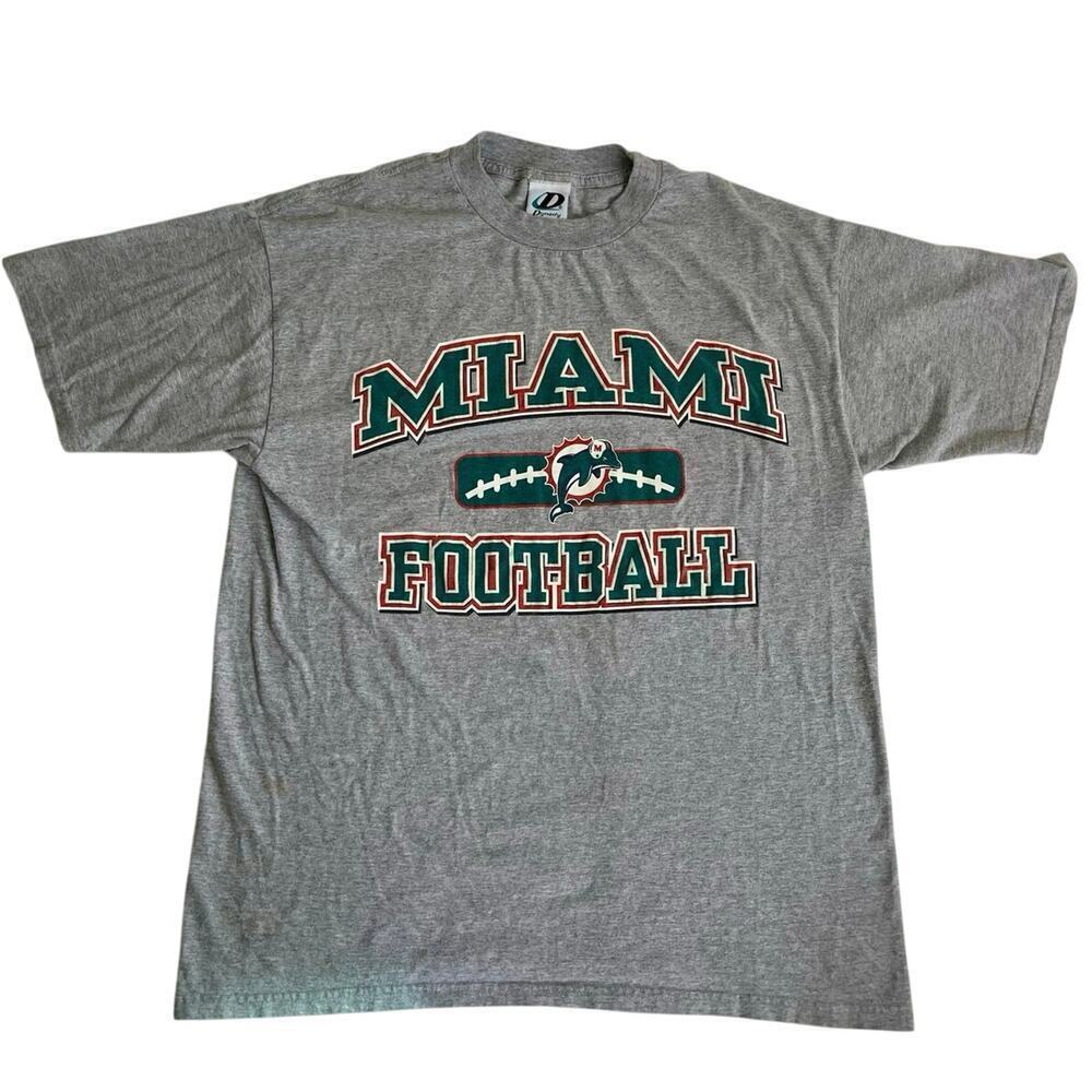 VINTAGE‎ DYNASTY MIAMI DOLPHINS 
T-SHIRT SIZE XL FOOTBALL RARE 1996 ICONIC